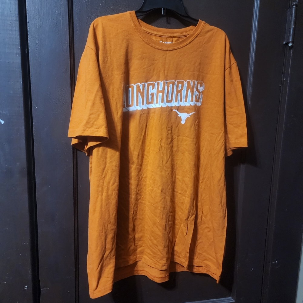 Texas Longhorn T Shirt 100% Cotton 2XL